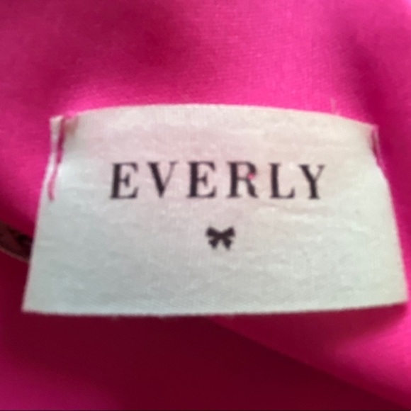 Everly High Neck Trapeze Pink Dress Size L - Picture 8 of 13
